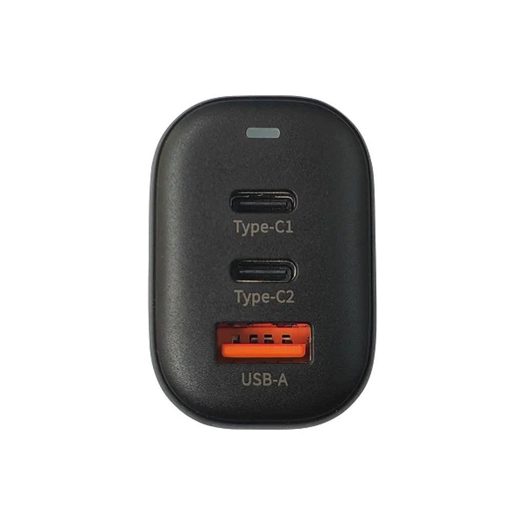 PinePower 65W GaN 2C1A Charger with International Plugs KEEBD