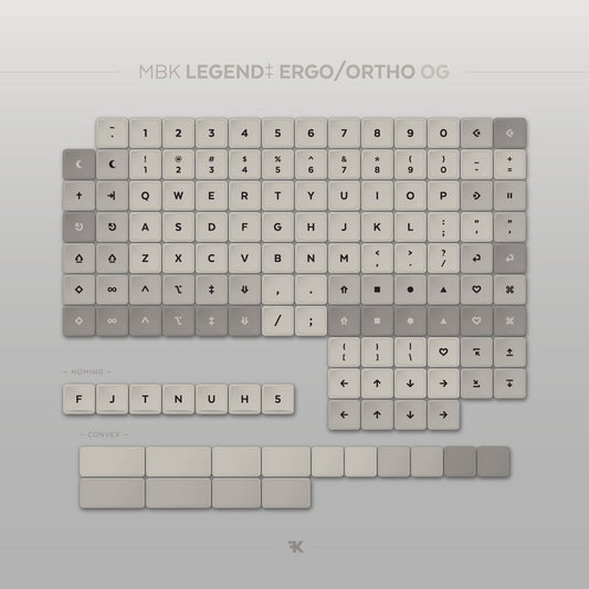 MBK Legend ‡ Ergo/Ortho OG Gray KEEBD