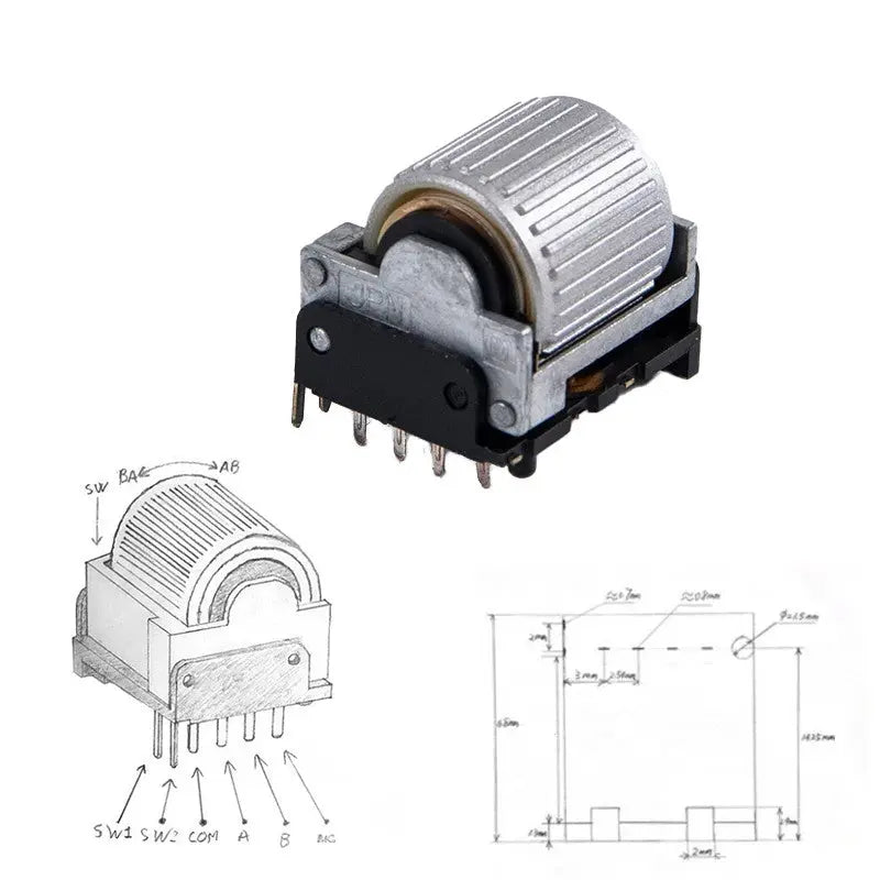 Encoder Roller with Push Switch KEEBD