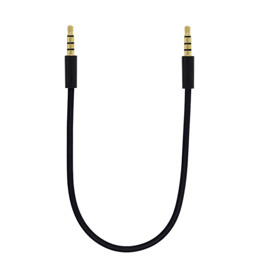 20cm Dual Straight 3.5mm to 3.5mm Male TRRS Cable KEEBD