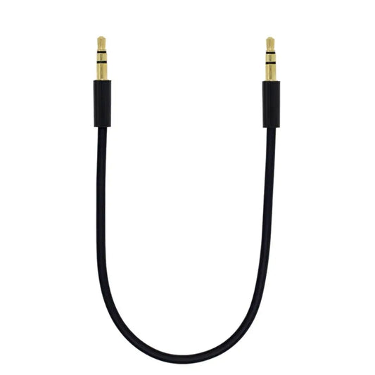 20cm Dual Straight 3.5mm to 3.5mm Male TRS Cable KEEBD