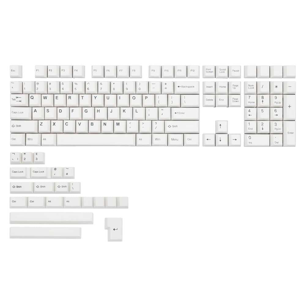 BoW Black on White ABS Doubleshot MX
