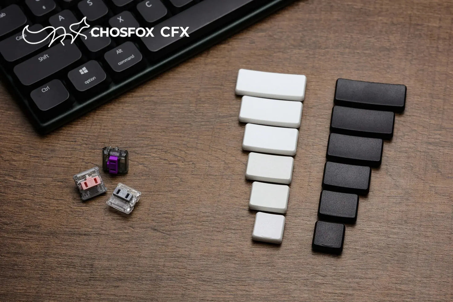 CFX Low Profile Keycaps Chosfox