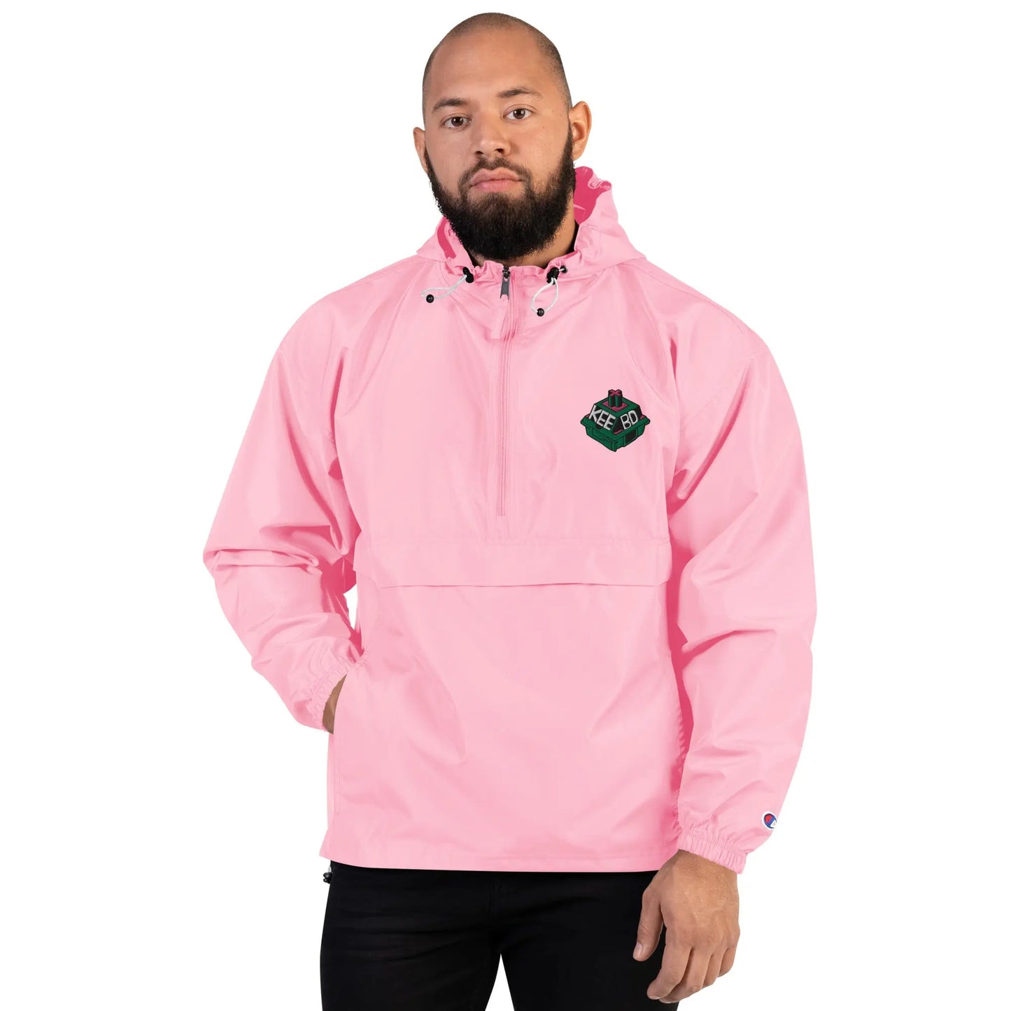 Embroidered Champion Packable Jacket KEEBD