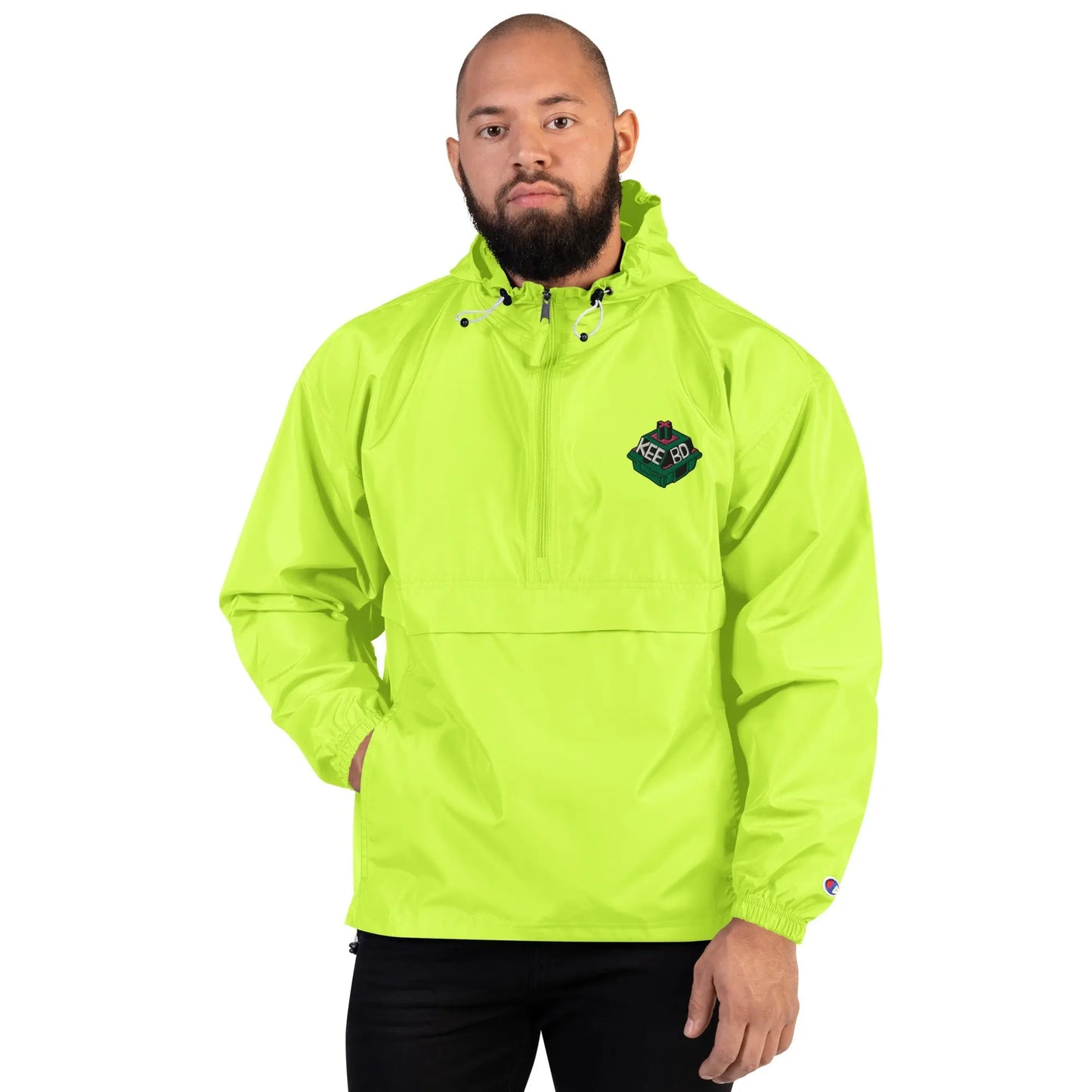 Embroidered Champion Packable Jacket KEEBD