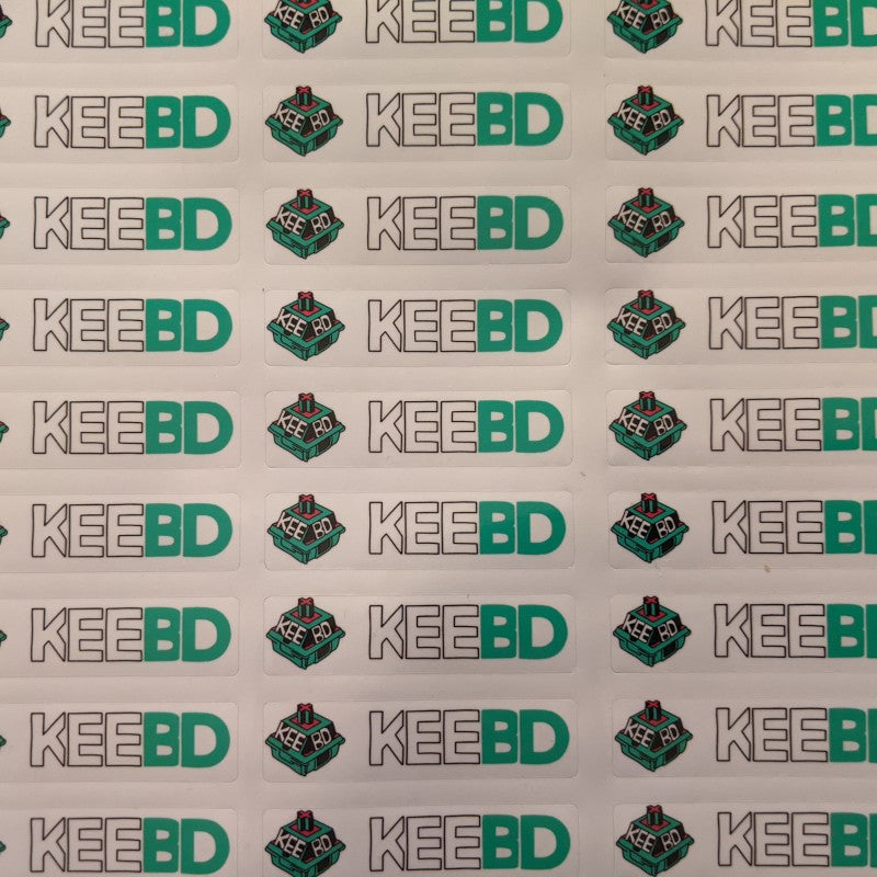 KEEBD Single Cut Sticker KEEBD