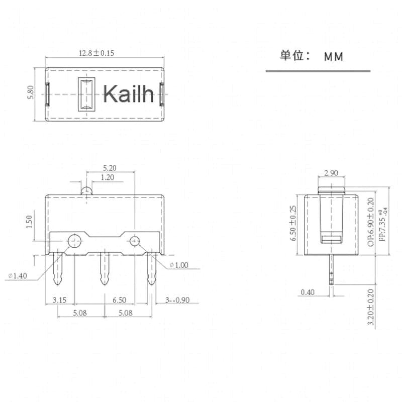Kailh GM Blue Mouse Switch Kailh