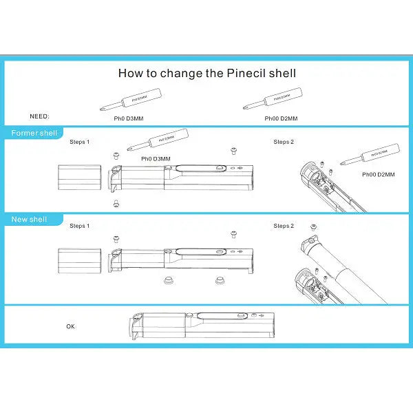 Pinecil Replacement Shell KEEBD