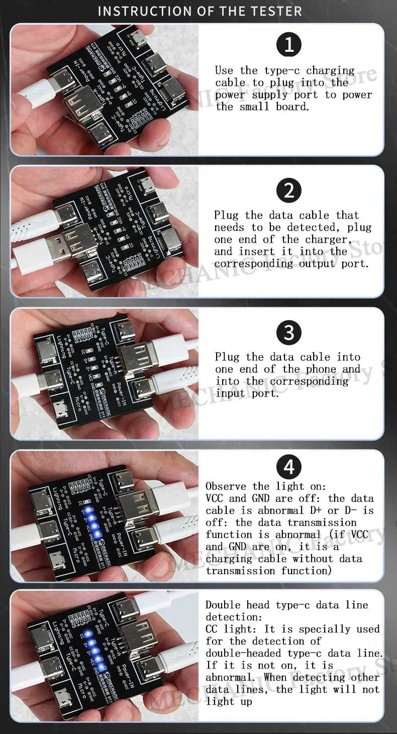 USB Cable Tester KEEBD