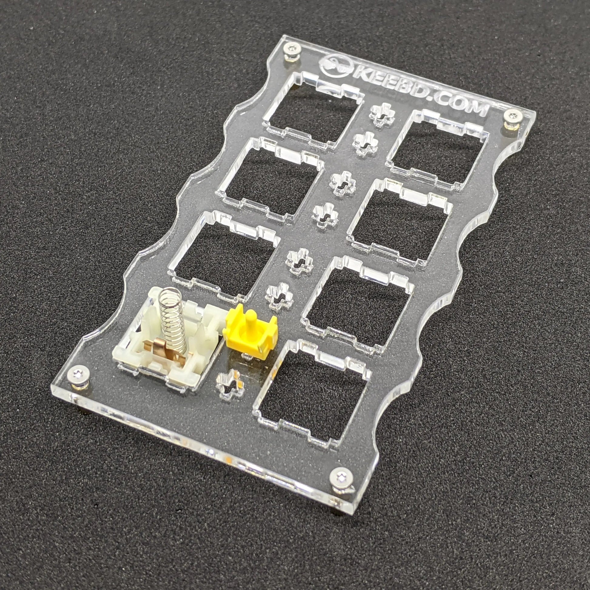 KEEBD Mod Plate / Lube Station (8 Switch) KEEBD