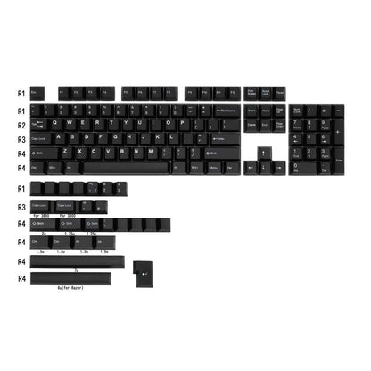 WoB White on Black ABS Doubleshot MX
