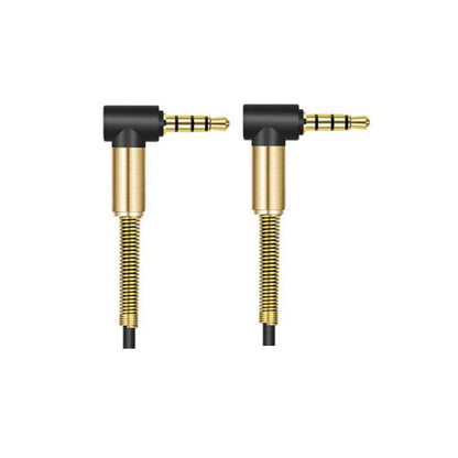 24cm Dual 90 Degree 3.5mm to 3.5mm Male TRRS Cable KEEBD