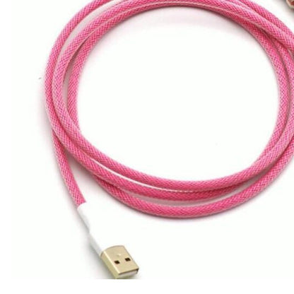 PET Double Sleeved USB Keyboard Cable KEEBD