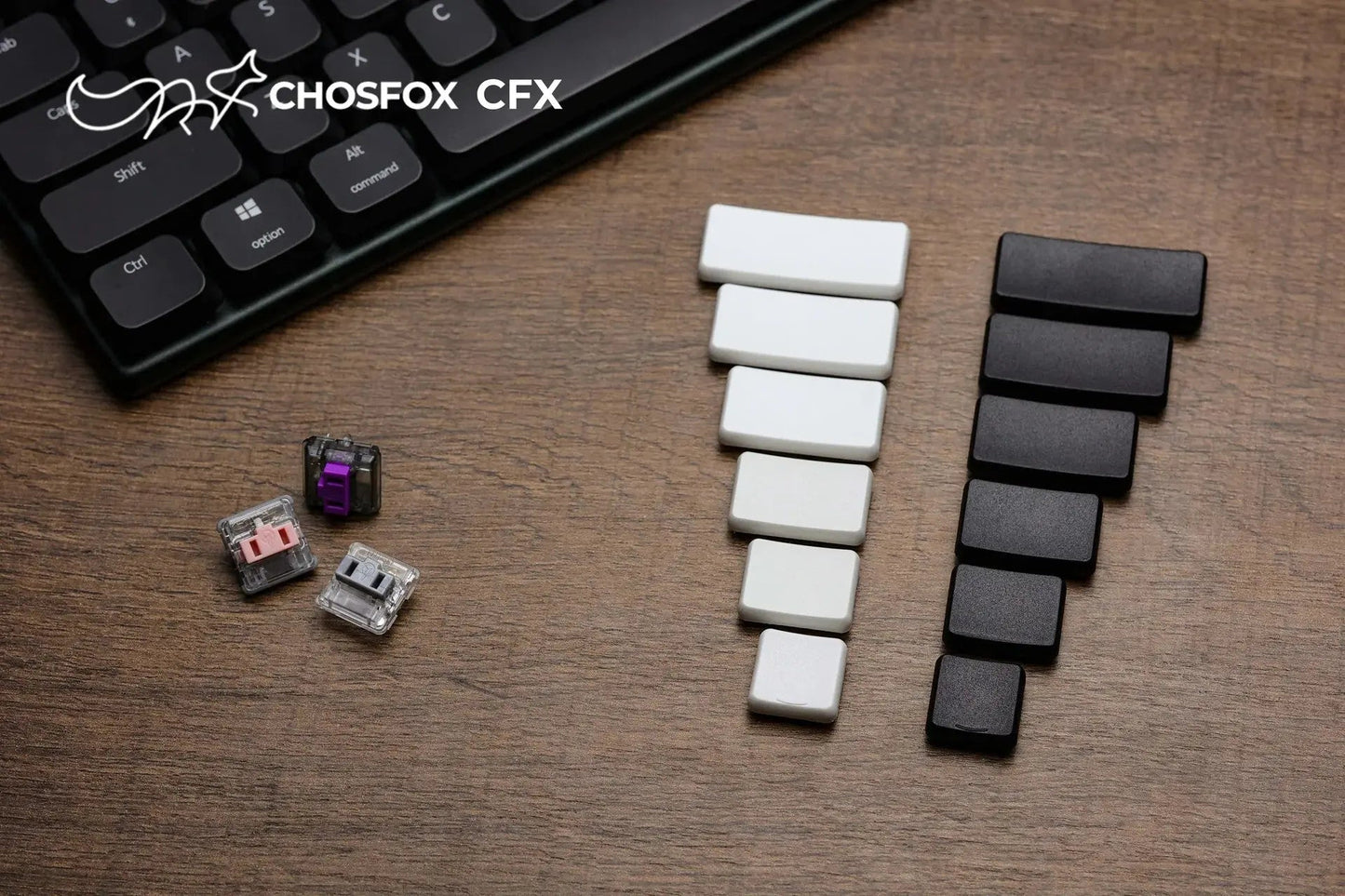 CFX Low Profile Keycaps Chosfox