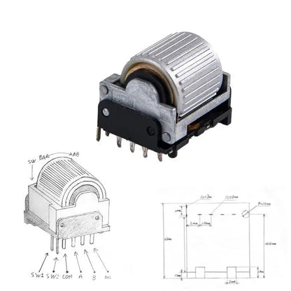Encoder Roller with Push Switch KEEBD