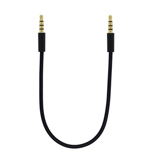 20cm Dual Straight 3.5mm to 3.5mm Male TRRS Cable KEEBD