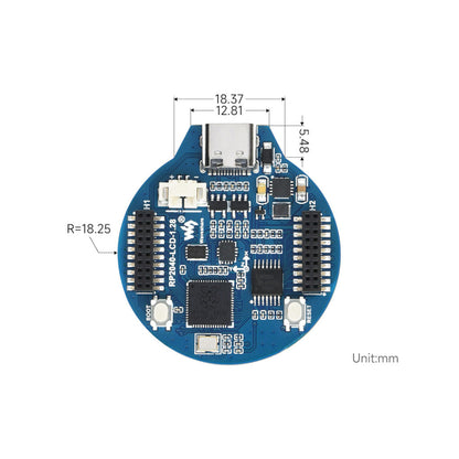 RP2404 1,28 LCD-Controller Typ C