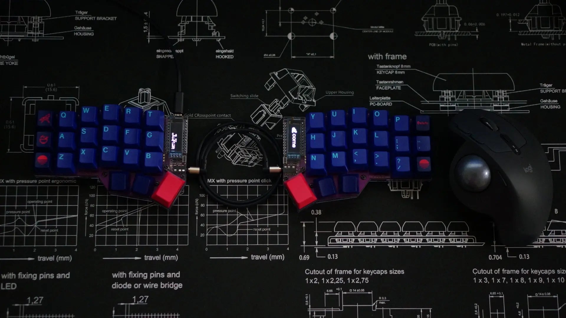 Corne Cherry v3 RGB Keyboard Kit