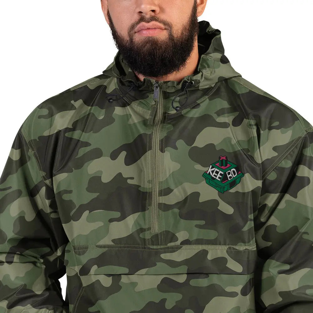 Embroidered Champion Packable Jacket KEEBD