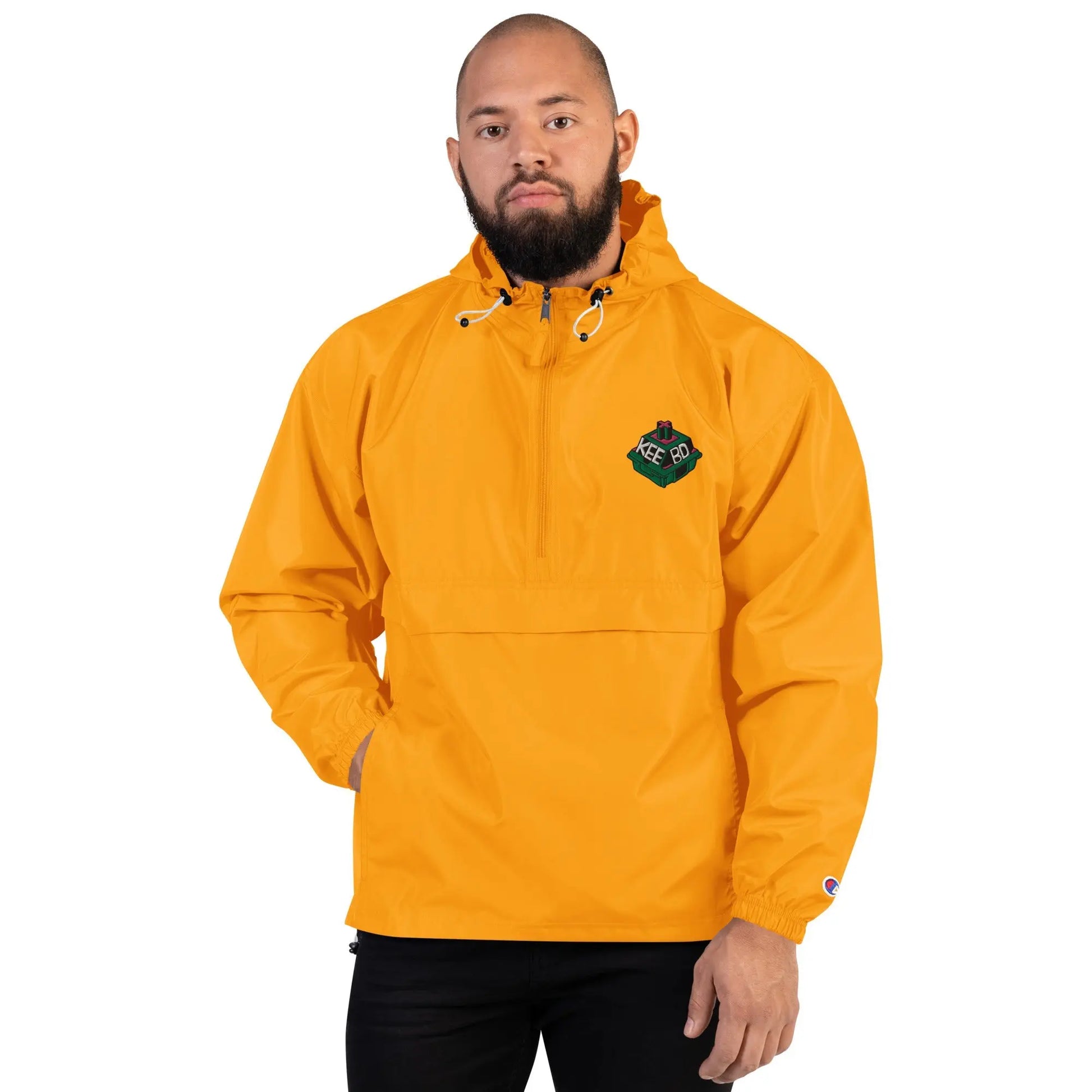 Embroidered Champion Packable Jacket KEEBD