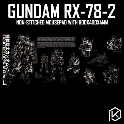 Gundam RX-78-2 Desk Mat KEEBD